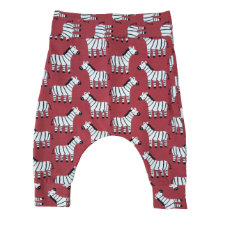 Baggy broekje - Roze zebra
