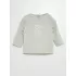 T shirt licht groen met opdruk